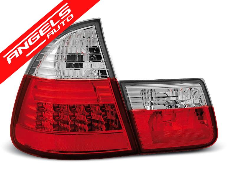 Stopuri LED compatibile cu BMW E46 (1999-2005) Touring Rosu Alb - imagine 3