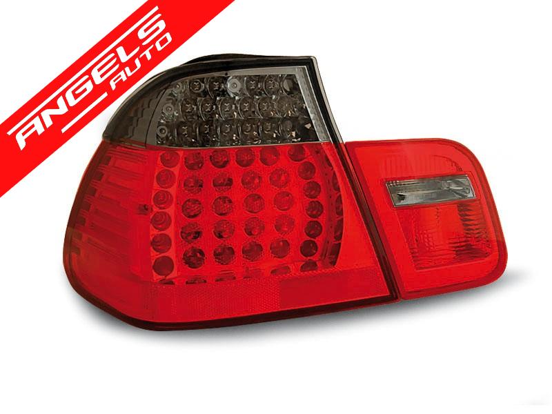 Stopuri LED compatibile cu BMW E46 Sedan (05.1998-08.2001) Rosu Fumuriu - imagine 3