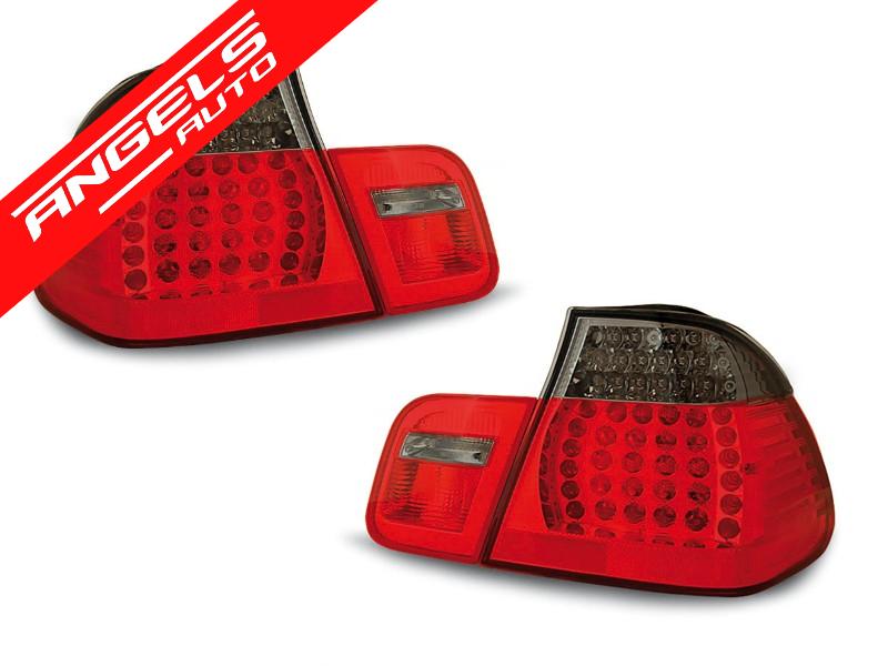 Stopuri LED compatibile cu BMW E46 Sedan (05.1998-08.2001) Rosu Fumuriu