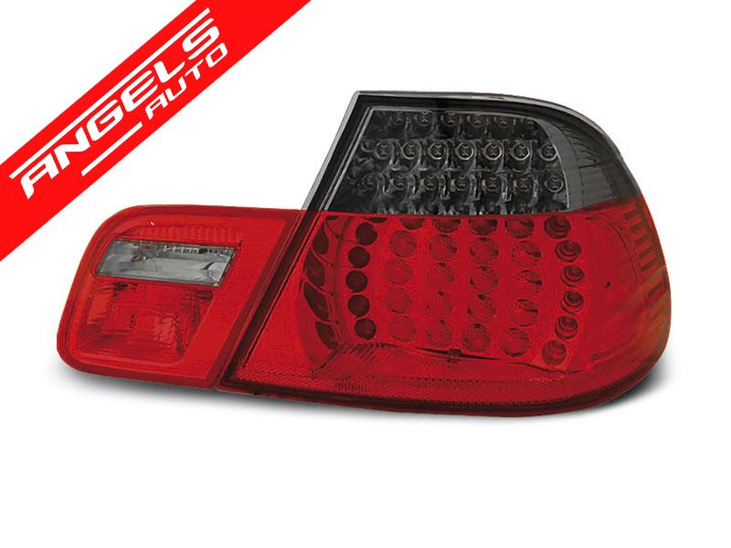 Stopuri LED compatibile cu BMW Seria 3 E46 Coupe (04.1999-03.2003) Rosu Fumuriu - imagine 2