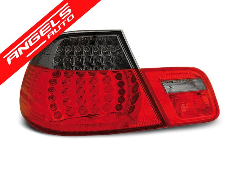 Stopuri LED compatibile cu BMW Seria 3 E46 Coupe (04.1999-03.2003) Rosu Fumuriu - imagine 3