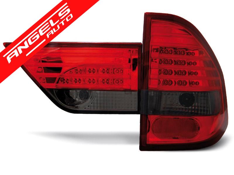 Stopuri LED compatibile cu BMW X3 E83 (2004-2006) Rosu Fumuriu - imagine 3