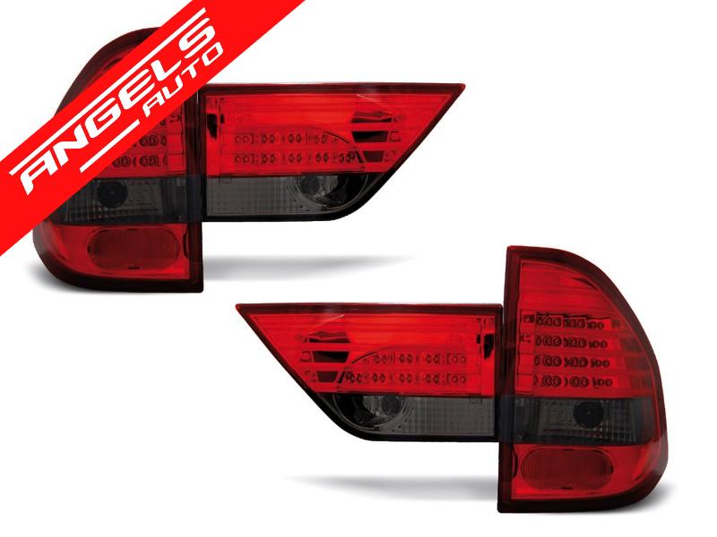 Stopuri LED compatibile cu BMW X3 E83 (2004-2006) Rosu Fumuriu