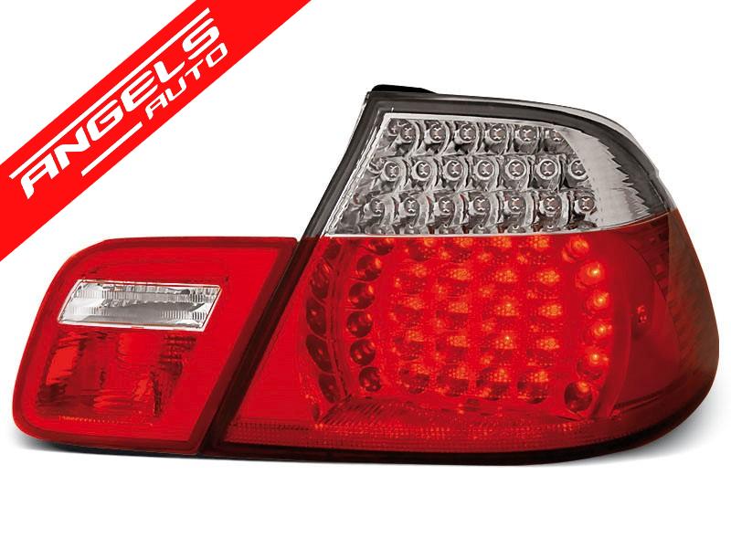 Stopuri LED compatibile cu BMW Seria 3 E46 Cabrio (04.1999-03.2003) Rosu Alb - imagine 3