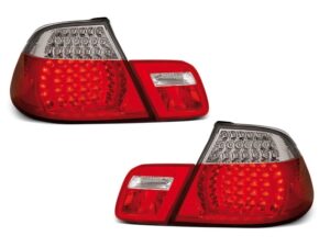 Stopuri LED compatibile cu BMW Seria 3 E46 Cabrio (04.1999-03.2003) Rosu Alb