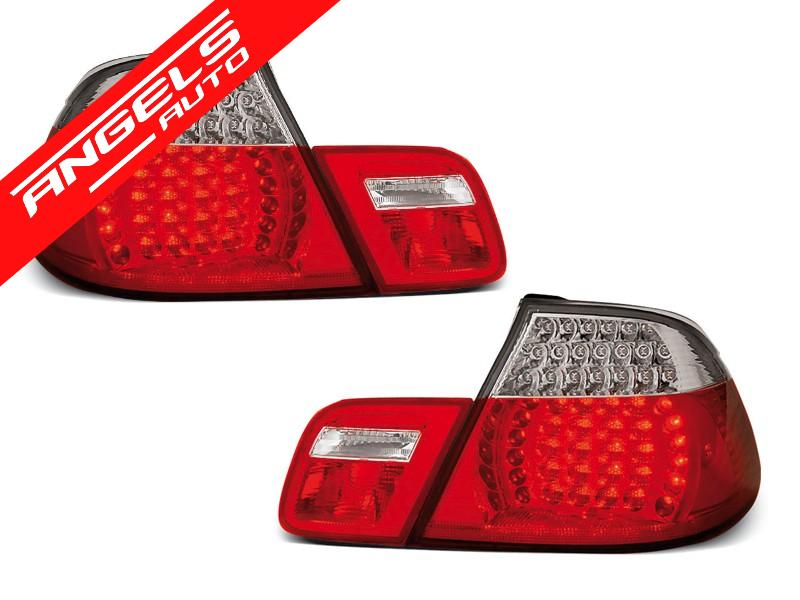 Stopuri LED compatibile cu BMW Seria 3 E46 Cabrio (04.1999-03.2003) Rosu Alb