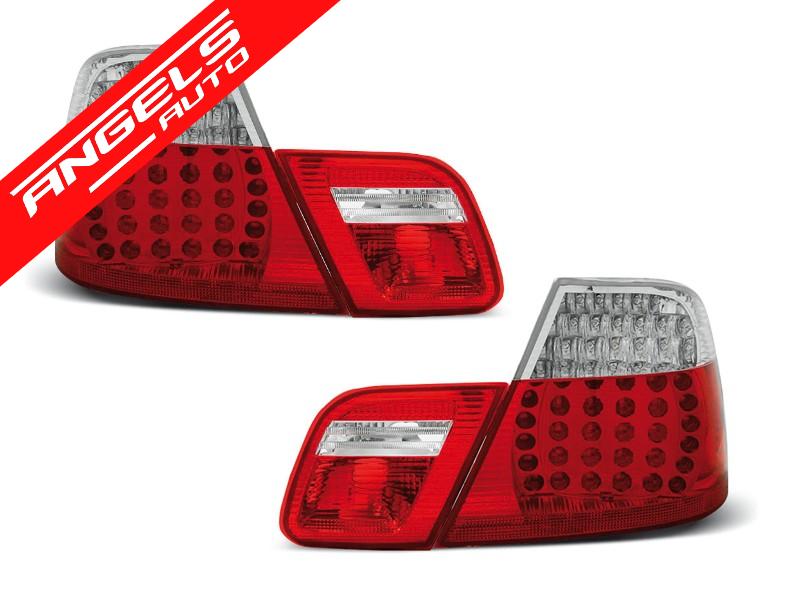 Stopuri LED compatibile cu BMW E46 Coupe (1999-2003) Rosu Alb
