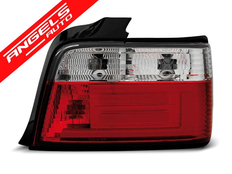Stopuri LED Bar compatibile cu BMW Seria 3 E36 Sedan (12.1990-08.1999) Rosu Alb - imagine 3