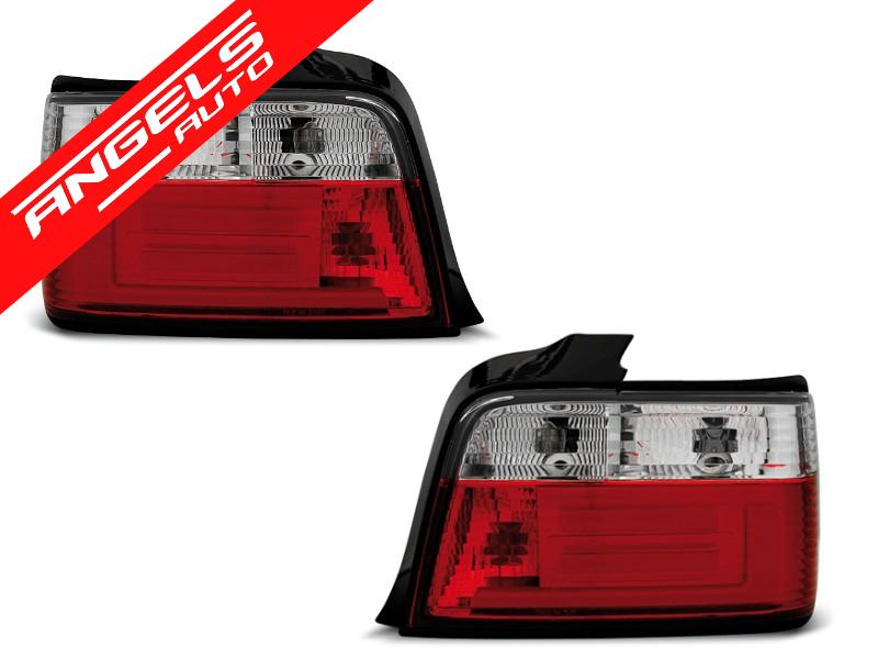 Stopuri LED Bar compatibile cu BMW Seria 3 E36 Sedan (12.1990-08.1999) Rosu Alb