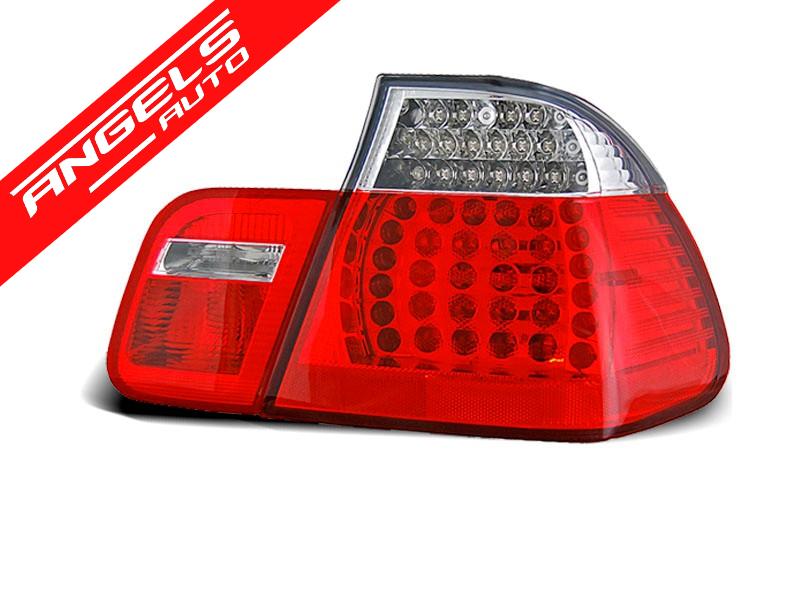 Stopuri LED compatibile cu BMW E46 Sedan (2001-2005) Rosu Alb - imagine 3