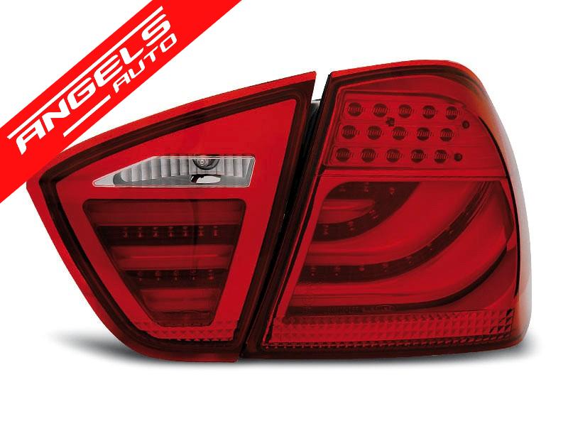 Stopuri LED Bar compatibile cu BMW Seria 3 E90 (03.2005-08.2008) Rosu - imagine 3