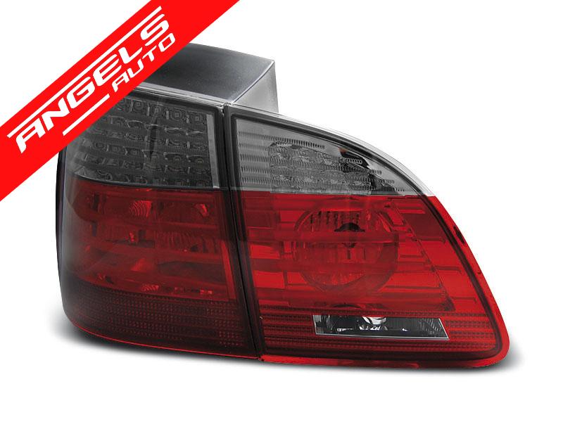 Stopuri LED compatibile cu BMW Seria 5 E61 Touring (2004-03.2007) Rosu Fumuriu - imagine 2