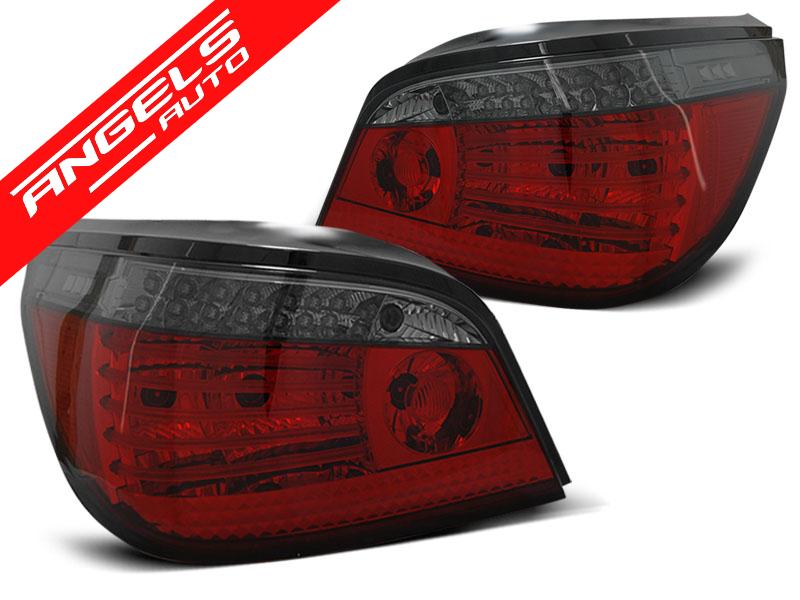 Stopuri LED SEQ compatibile cu BMW E60 (07.2003-2007) Rosu Fumuriu
