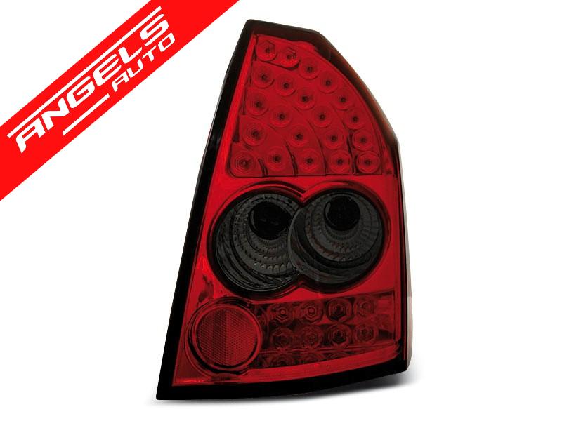 Stopuri LED compatibile cu Chrysler 300C (2005-2008) Rosu Fumuriu - imagine 3