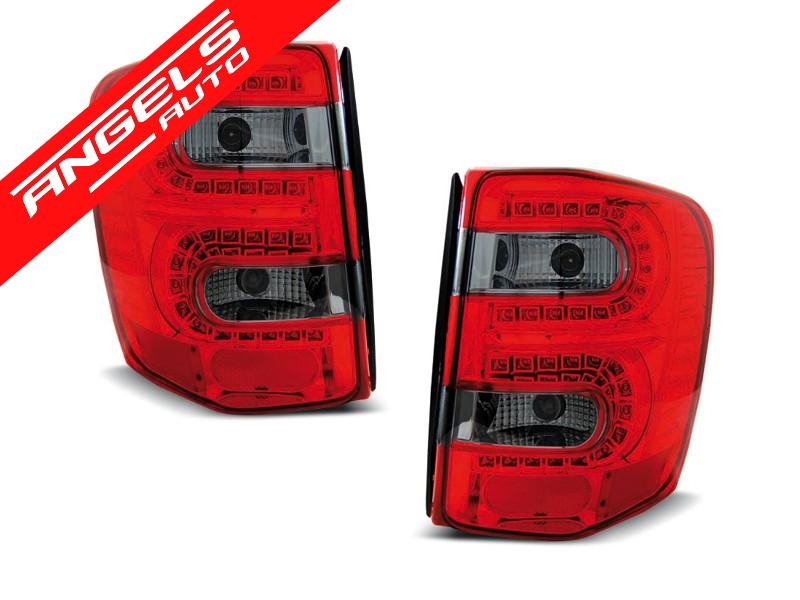 Stopuri LED compatibile cu Jeep Grand Cherokee (1999-2005) Rosu Fumuriu