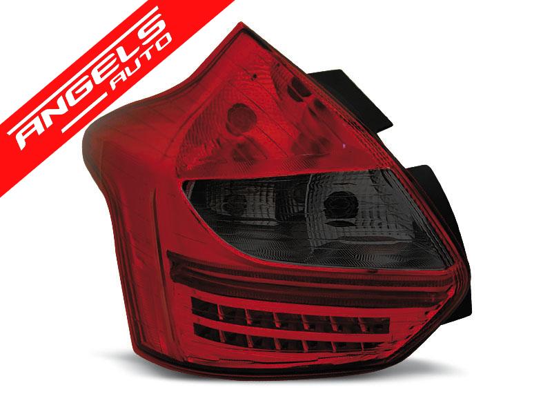 Stopuri LED compatibile cu Ford Focus III Hatchback (2011- 10.2014) Rosu Fumuriu - imagine 2