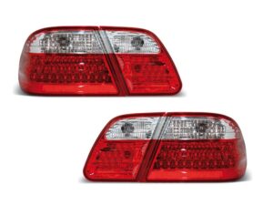 Stopuri LED compatibile cu Mercedes W210 (1995-2002) Rosu Alb