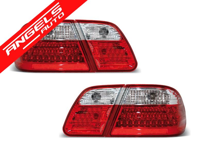 Stopuri LED compatibile cu Mercedes W210 (1995-2002) Rosu Alb