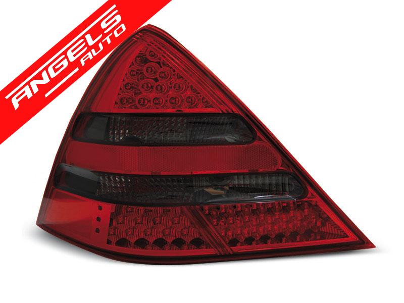 Stopuri LED compatibile cu Mercedes R170 SLK (04.1996-2004) Rosu Fumuriu - imagine 2