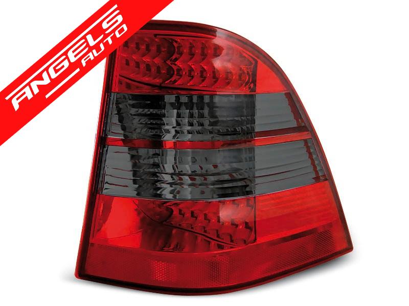 Stopuri LED compatibile cu Mercedes M-Class ML W163 (03.1998-2005) Rosu Fumuriu - imagine 3