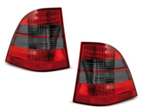 Stopuri LED compatibile cu Mercedes M-Class ML W163 (03.1998-2005) Rosu Fumuriu