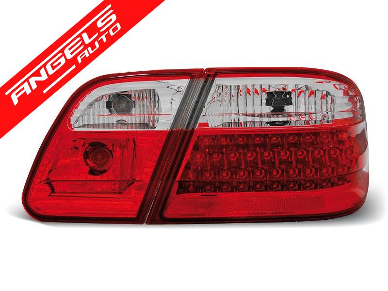 Stopuri LED Rosu Alb potrivite pentru compatibile cu Mercedes W210 95-03.02 - imagine 3