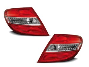 Stopuri LED Rosu Alb potrivite pentru compatibile cu Mercedes C-KLASA W204 SEDAN 07-10