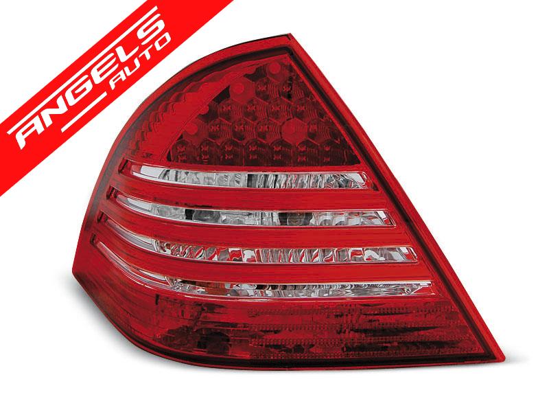 Stopuri LED compatibile cu Mercedes C-Class W203 Sedan (2000-2004) Rosu Alb - imagine 2