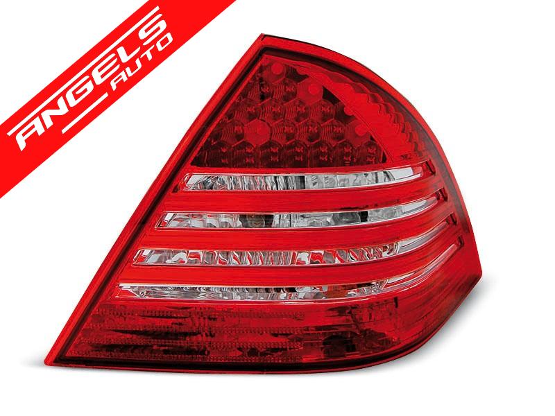 Stopuri LED compatibile cu Mercedes C-Class W203 Sedan (2000-2004) Rosu Alb - imagine 3