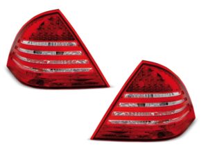 Stopuri LED compatibile cu Mercedes C-Class W203 Sedan (2000-2004) Rosu Alb