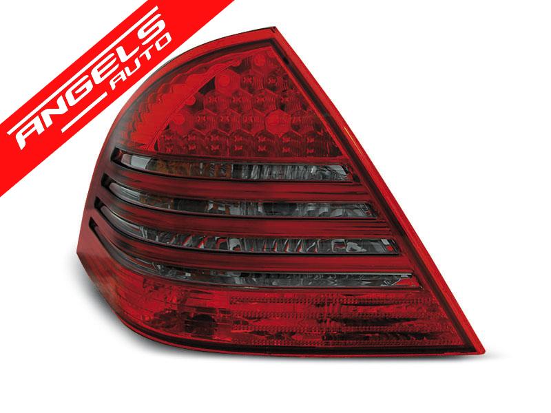 Stopuri LED compatibile cu Mercedes C-Class W203 Sedan (2000-2004) Rosu Fumuriu - imagine 2