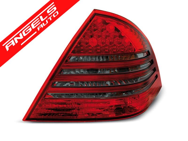 Stopuri LED compatibile cu Mercedes C-Class W203 Sedan (2000-2004) Rosu Fumuriu - imagine 3