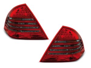 Stopuri LED compatibile cu Mercedes C-Class W203 Sedan (2000-2004) Rosu Fumuriu