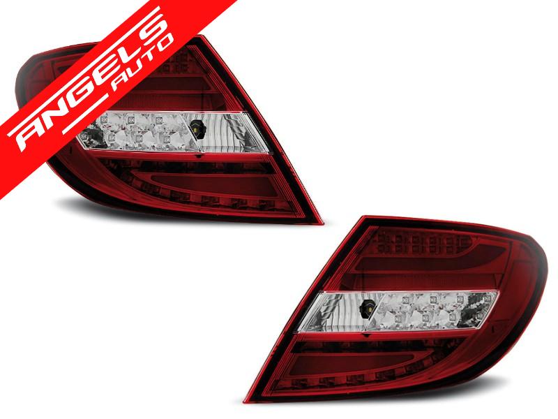 Stopuri LED Bar compatibile cu Mercedes C-Class W204 Sedan (2007-2010) Rosu Alb