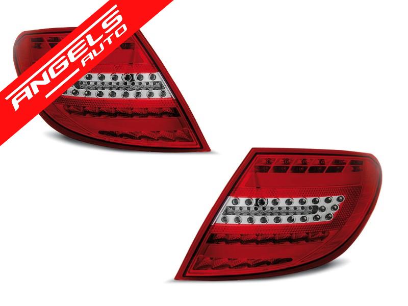 Stopuri LED Bar compatibile cu Mercedes C-Class W204 Sedan (2007-2010) Rosu Alb
