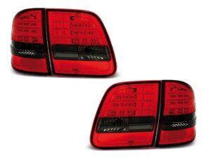 Stopuri LED Rosu Fumurii potrivite pentru compatibile cu Mercedes W210 95-03.02 KOMBI