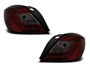 Stopuri Led compatibile cu Opel Astra H 3 Usi 2004-2009 Rosu Fumuriu
