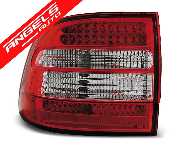 Stopuri LED compatibile cu Porsche Cayenne (2002-2006) Rosu Alb - imagine 2