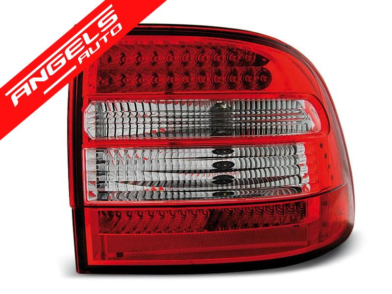 Stopuri LED compatibile cu Porsche Cayenne (2002-2006) Rosu Alb - imagine 3