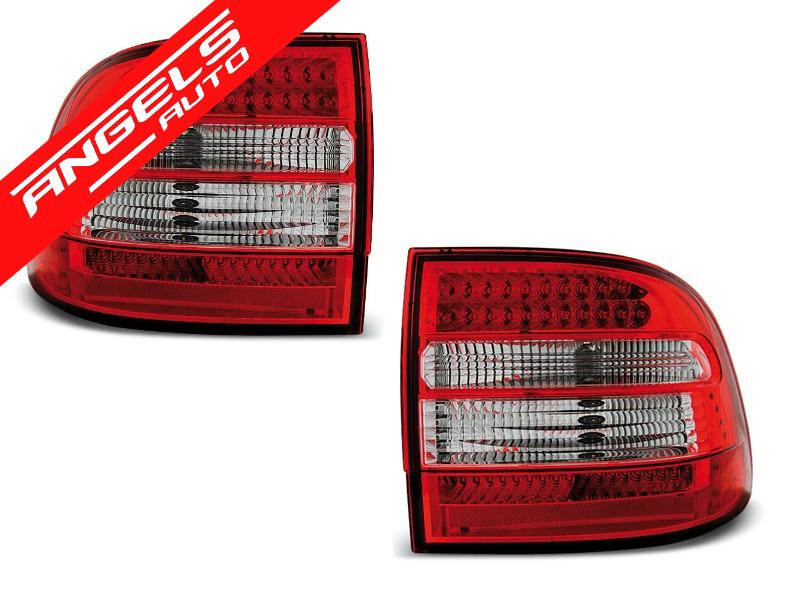 Stopuri LED compatibile cu Porsche Cayenne (2002-2006) Rosu Alb