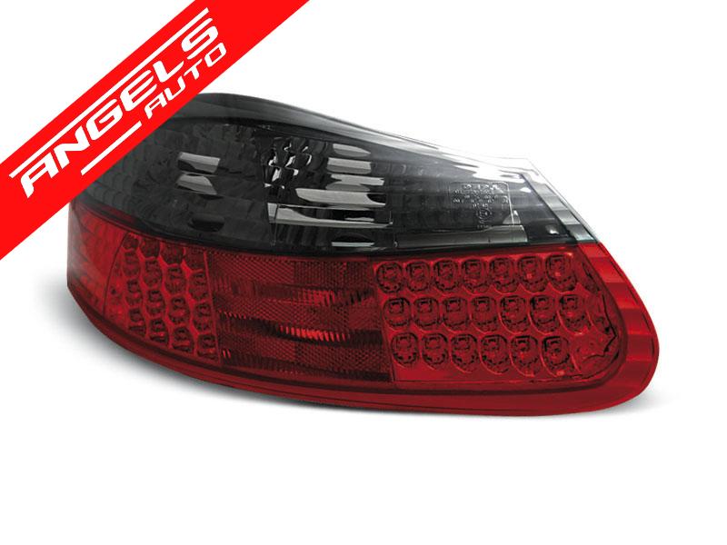 Stopuri LED compatibile cu Porsche Boxster (1996-2004) Rosu Fumuriu - imagine 2