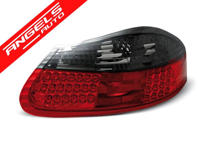 Stopuri LED compatibile cu Porsche Boxster (1996-2004) Rosu Fumuriu - imagine 3