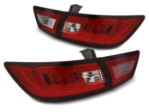 Stopuri compatibile cu Renault CLIO IV 13-16 HATCHBACK LED BAR Rosu Alb