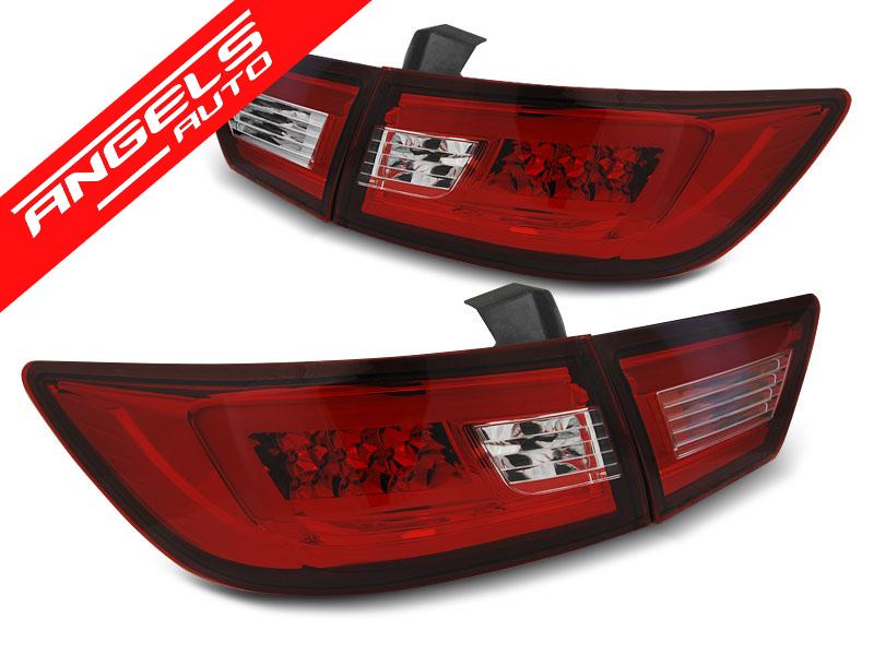 Stopuri compatibile cu Renault CLIO IV 13-16 HATCHBACK LED BAR Rosu Alb