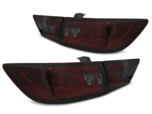 Stopuri compatibile cu Renault CLIO IV 13-16 HATCHBACK LED BAR Rosu Fumurii