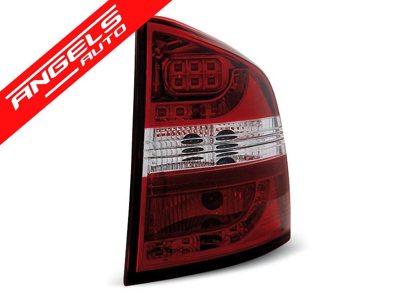 Stopuri LED compatibile cu Skoda Octavia II Kombi (2004-2012) Rosu-Alb - imagine 3