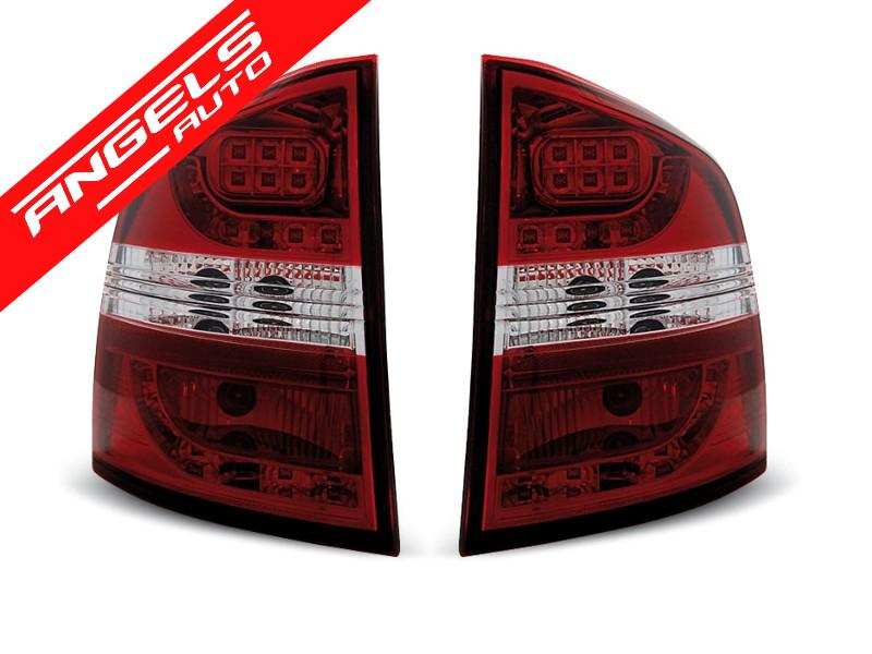 Stopuri LED compatibile cu Skoda Octavia II Kombi (2004-2012) Rosu-Alb
