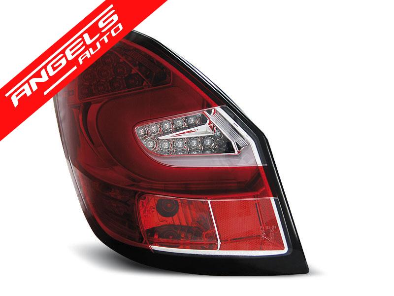 Stopuri bara LED Rosu WHIE potrivite pentru compatibile cu Skoda FABIA II 07-06.14 - imagine 2