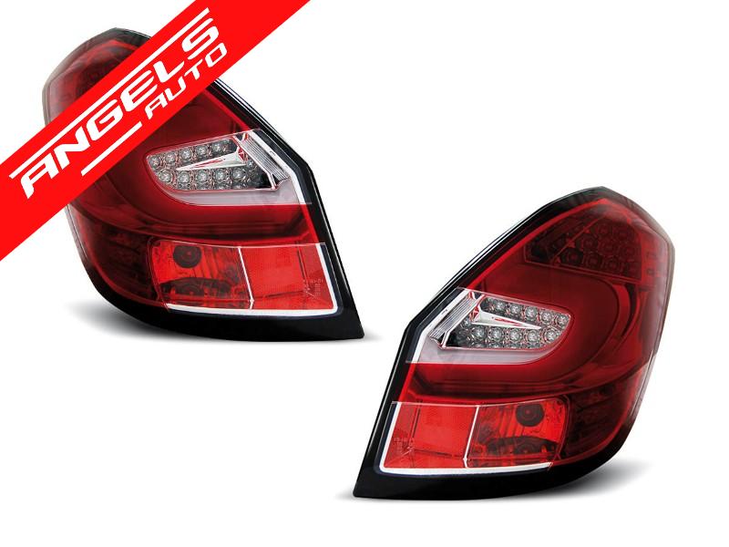 Stopuri bara LED Rosu WHIE potrivite pentru compatibile cu Skoda FABIA II 07-06.14