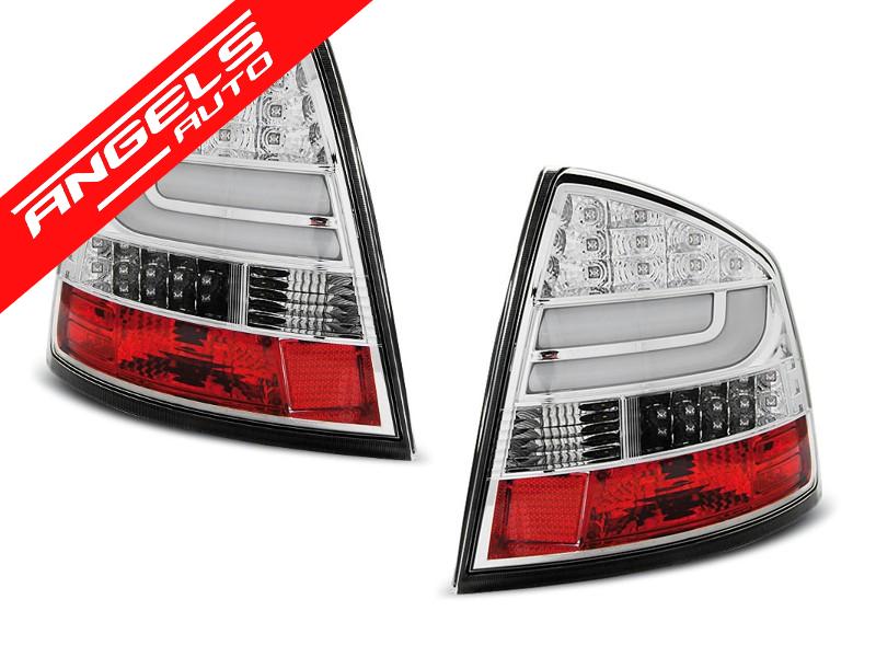 Stopuri bara LED CHROME potrivite pentru compatibile cu Skoda OCTAVIA II SEDAN 04-12